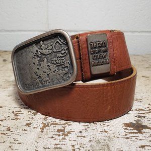 Men’s 35-36 ~ 76/201 Chopper Crew Arizona Belt ~ Brown Leather